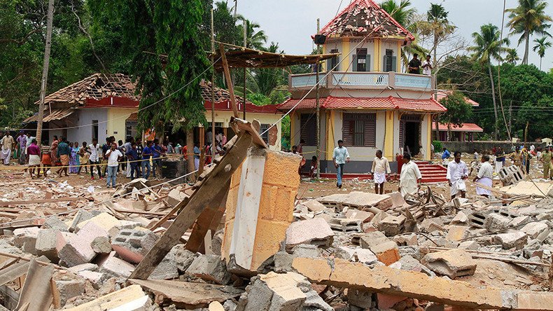 Over 100 dead in temple fire in South India after firecrackers cause ‘massive blast’ (VIDEO)
