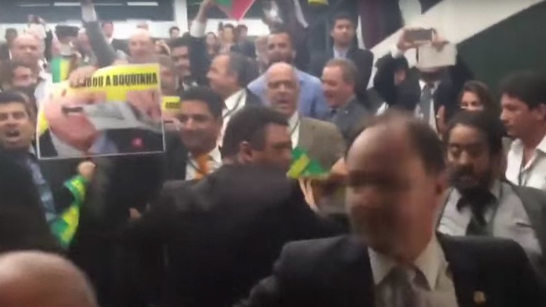 Rousseff supporters confront MPs after Brazil congressional committee ‘recommends’ impeachment