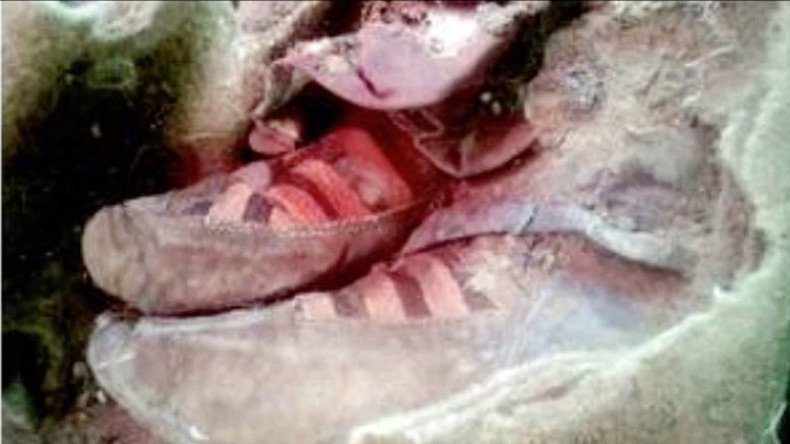 Mongolian mummy’s 1,500yo ‘Adidas’ trainers have internet hooked (PHOTO)