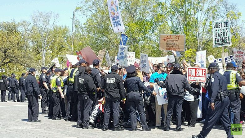 More arrests at US Capitol as Democracy Spring meets Black Lives Matter (VIDEO)