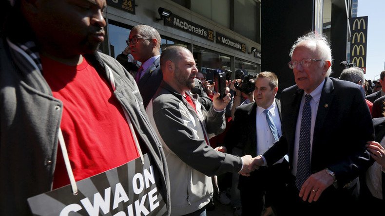 Transit union & senator back Sanders ahead of New York primary