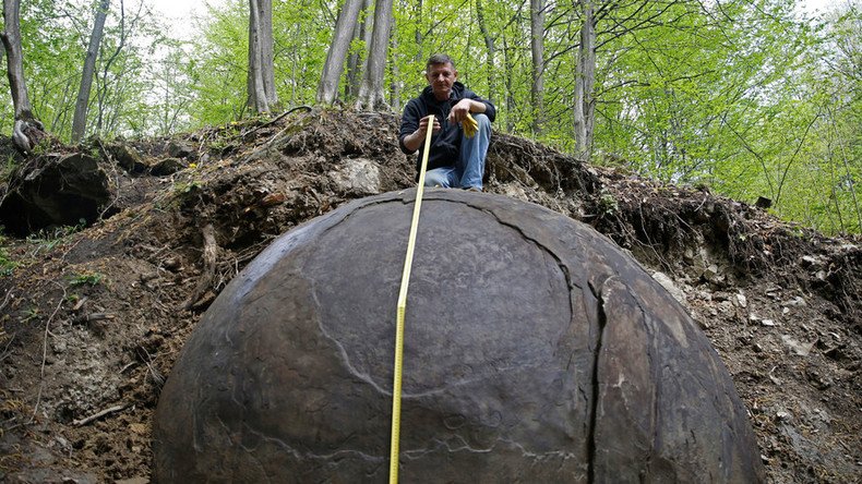 Mysterious massive stone ball discovered by Bosnian ‘Indiana Jones’  (VIDEO, POLL)