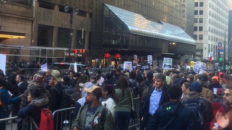 NYPD arrests anti-Trump protesters amid Republican gala (PHOTO, VIDEOS)