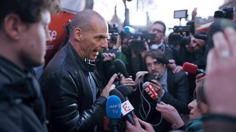 Varoufakis joins French anti-labor reform protests in Paris (VIDEO)