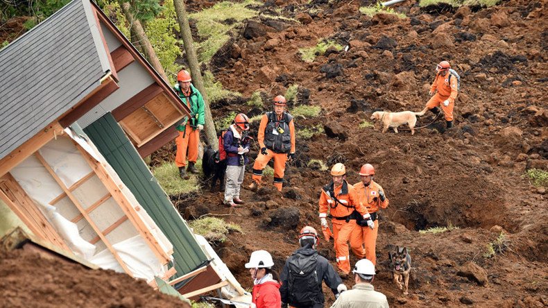 Several aftershocks hit Kumamoto prefecture, Japan