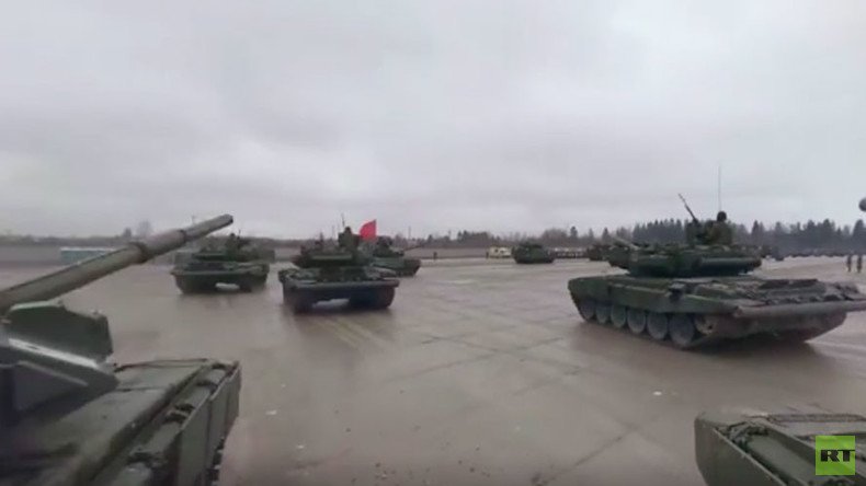 Ride with a tank in RT’s 360 video of Moscow V-Day parade rehearsal