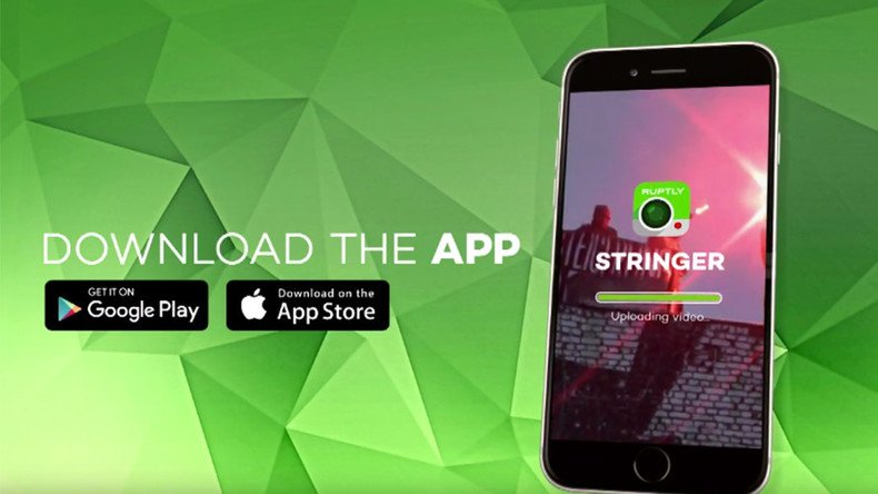 Download Ruptly Stringer app to join thousands of citizen journalists worldwide