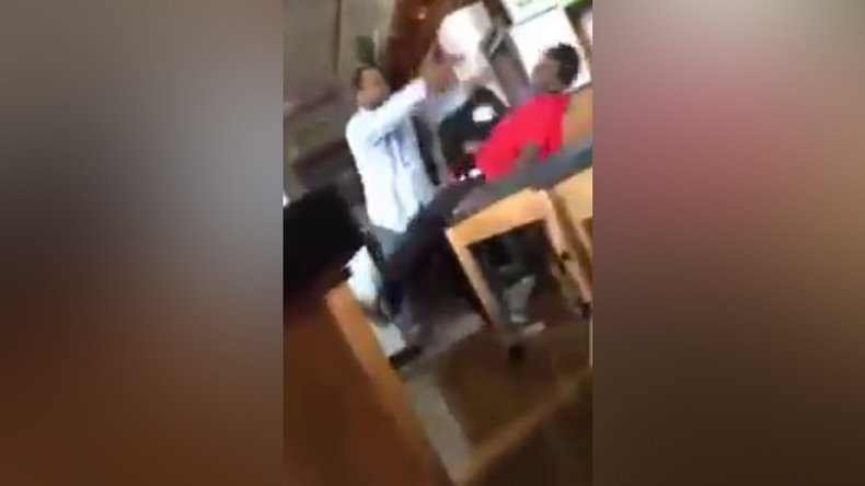 Teacher tackles pupil to the ground in ‘deeply disturbing’ classroom attack (VIDEO)