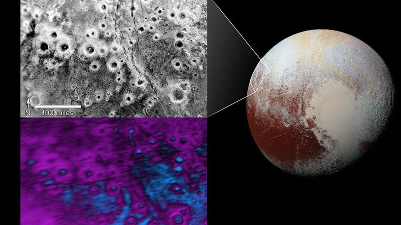 Cluster of bright “halo” craters spotted on Pluto (PHOTO)