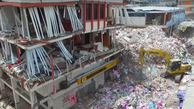 Drone footage reveals scale of destruction by Ecuador quake (VIDEO)