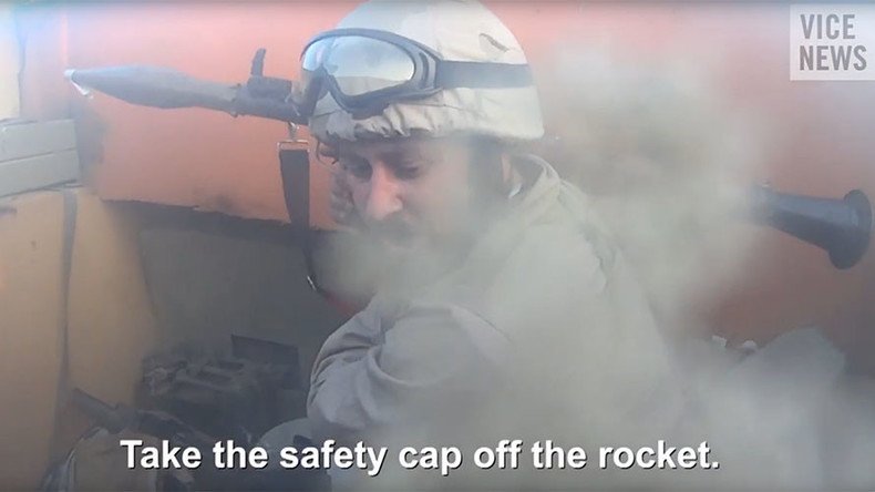 ISIS helmet death cam: Terrorist records own death in chaotic & amateurish battle with Kurds