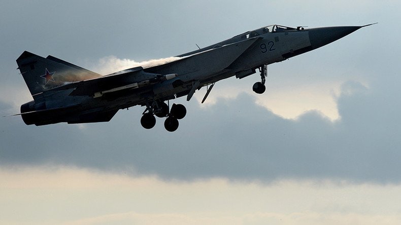 World’s fastest jet MiG-31 intercepts US spy plane near Russia’s Far East 