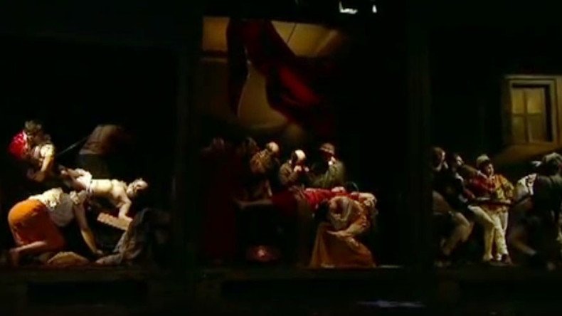 Life imitates art: Caravaggio masterpieces come alive in spectacular display (VIDEO)
