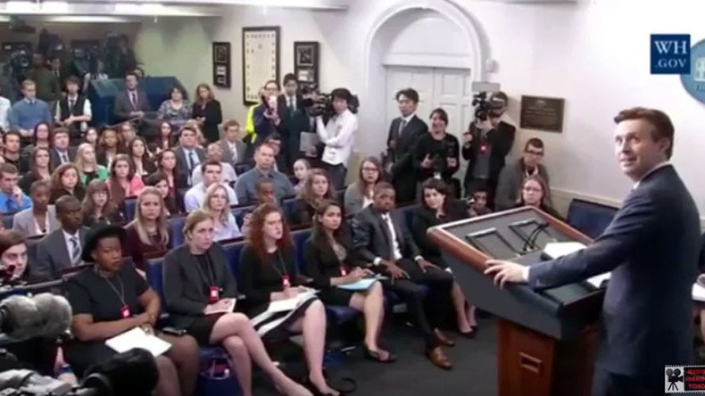 Creepy, mysterious noise interrupts White House event (VIDEO, POLL)