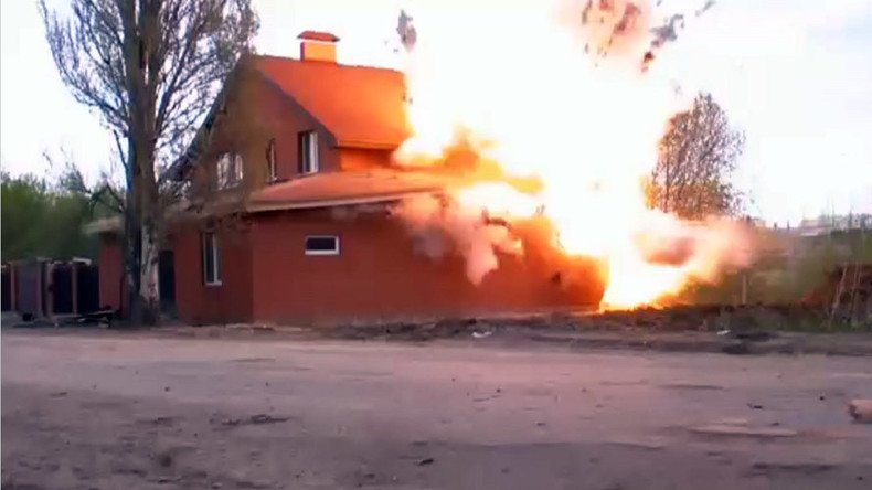 Illegal Muslim prayer hall blown up in Russia after police find explosives inside (VIDEO)