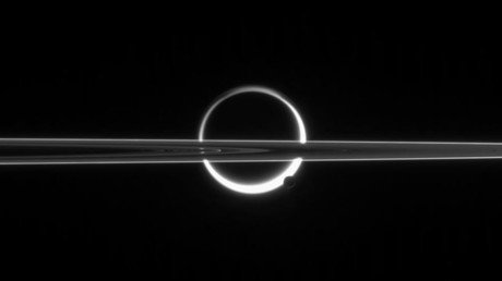 Rings of fire: Saturn’s moons split in awesome Cassini image (PHOTOS)