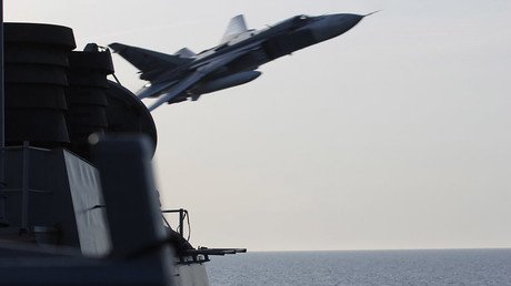 ‘Aggressive simulated attack’: Pentagon decries Russian jets zooming over USS Donald Cook (VIDEO)