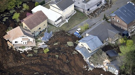 Over 40 killed, 90,000 evacuated as Japan hit by 2 powerful quakes & devastating landslides (PHOTOS)