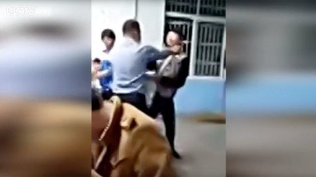 Chinese students gang up on teacher in violent classroom revolt (VIDEO)