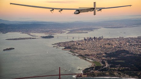 Ambitious solar plane begins US leg of round-the-world flight