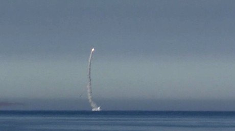 Submerged Russian nuclear sub fires Kalibr cruise missile in Arctic drills (VIDEO)