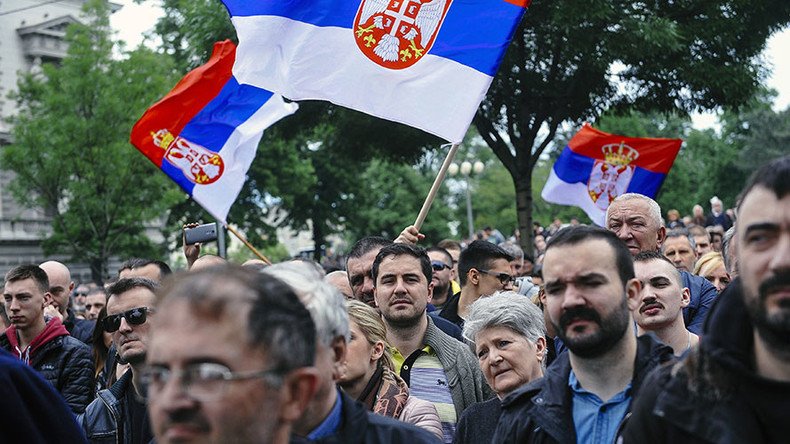 Serbian opposition protests election returns, demands ‘every single ballot’ be recounted (VIDEO)
