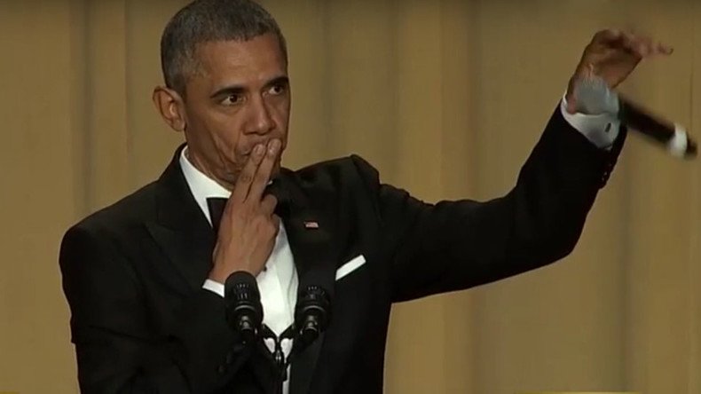 “Obama out”: US President ‘mic drops’ speech sign-off (VIDEOS)