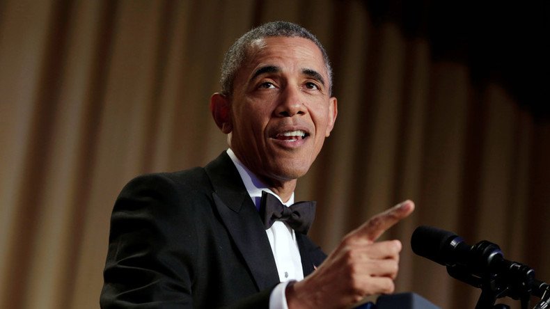 'High Five!' Obama bites Trump, Hillary & Bernie at his final Washington correspondents' dinner