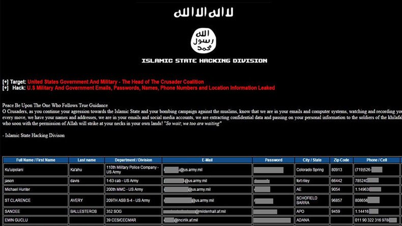 ISIS hackers claim to have ‘infiltrated’ Britain through defense ministry mole
