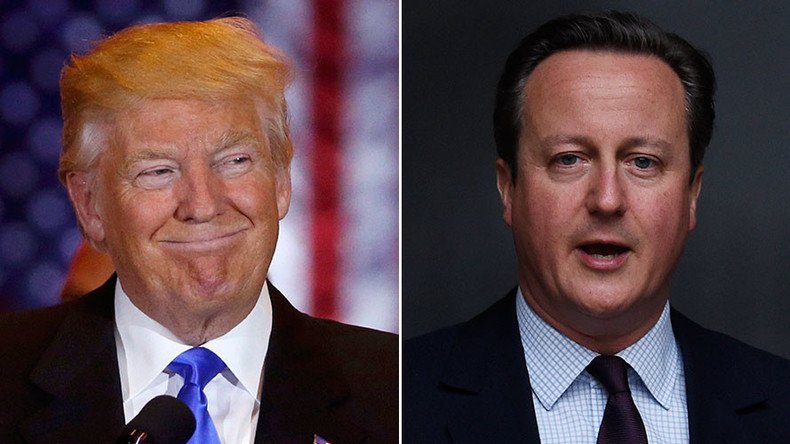 Cameron should say sorry for calling Trump ‘divisive, stupid & wrong’ – aide 