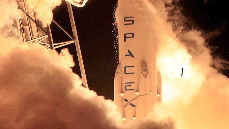 SpaceX Falcon 9 rocket puts satellite into orbit, lands on drone platform
