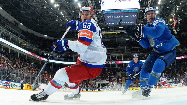 Russia beats Kazakhstan 6-4 on Hockey World Championships Day 3 