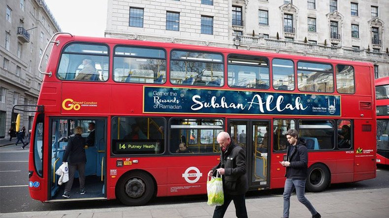 ‘Praise Allah’ banners to appear on UK buses for Ramadan