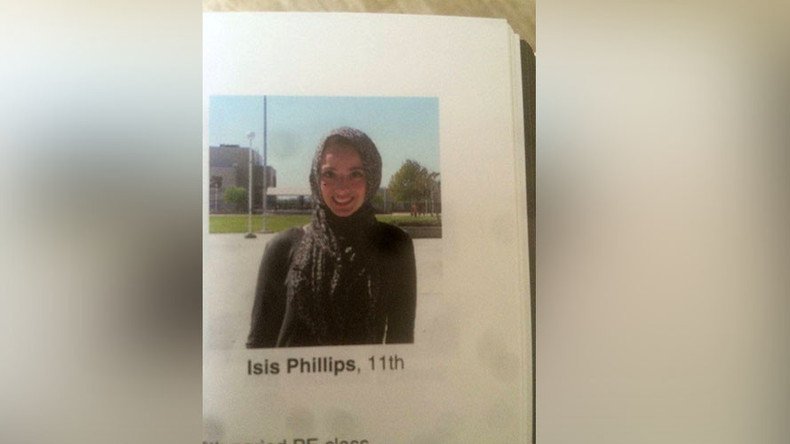 'Isis Phillips': California high school misnames student wearing hijab in yearbook