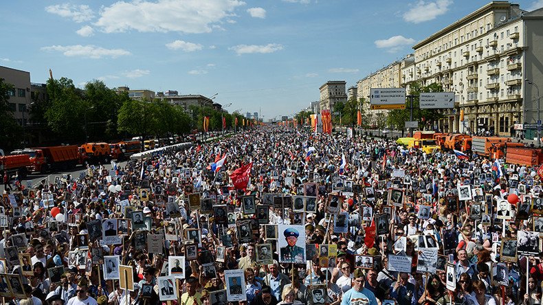 2mn-strong ‘Immortal Regiment’ marches across the globe to pay tribute to WWII heroes (MAP)