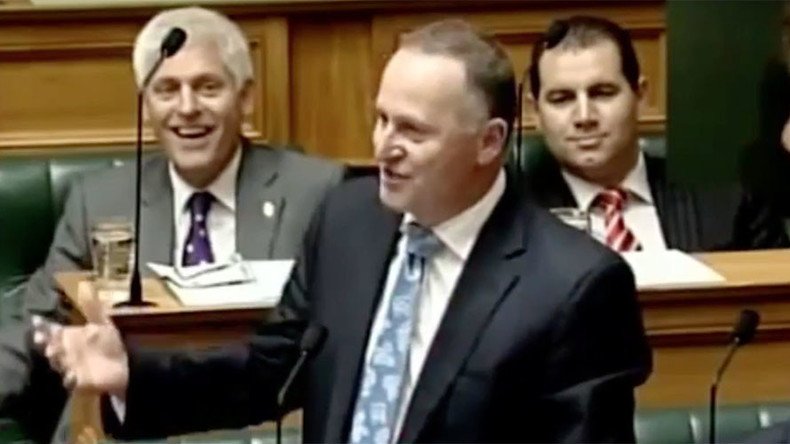 Panama ejection: New Zealand PM shouts over speaker, gets thrown out of parliament (VIDEO)