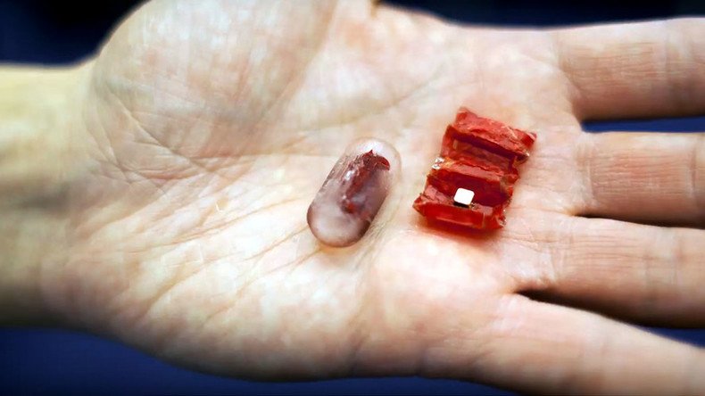 'Origami meat robot' is a thing now, thanks to science and pig intestines (VIDEO)
