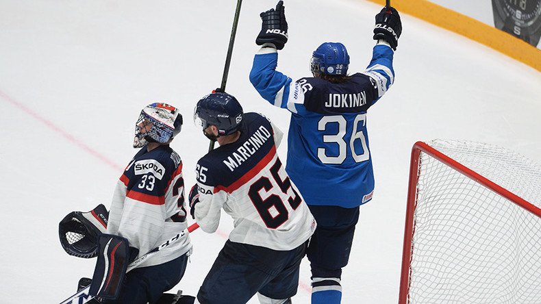 Finland wins again but US slips up on Hockey World Championships Day 10