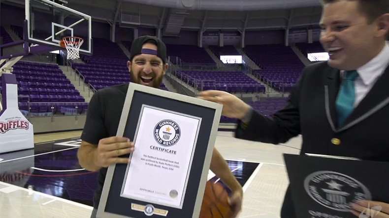 guinness world record basketball