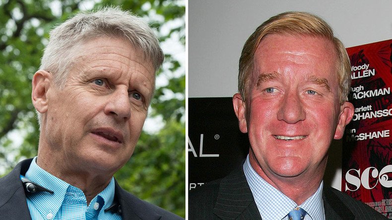 Libertarian Gary Johnson picks former Massachusetts governor as running mate