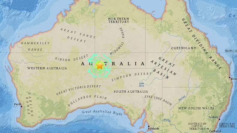 Magnitude 5.9 quake hits central Australia at 10km depth – USGS
