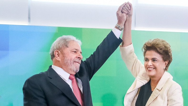 Brazil’s Rousseff ousted by media boycott, conspiring businessmen – ex-president Lula to RT