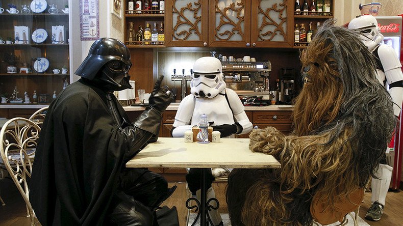 Star Wars fans geek out over Wookie mask, stormtrooper arrest, & Millennium Falcon sightings