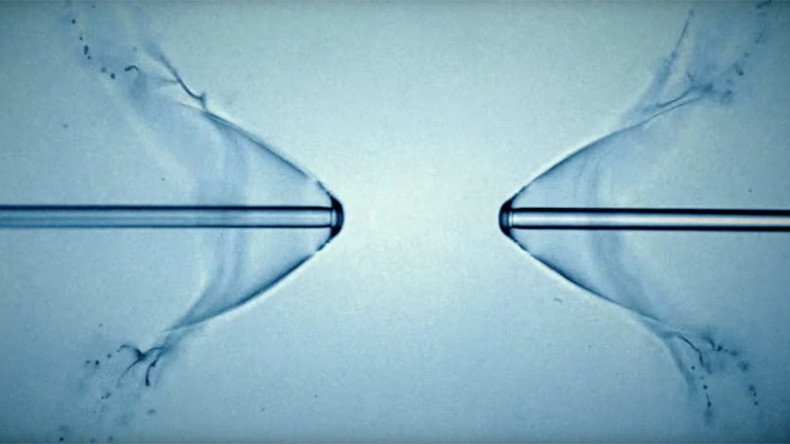 World’s brightest laser blows apart liquids in super slow-mo (VIDEO)