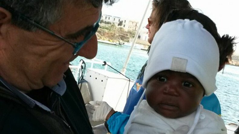 Terrifying migrant boat disaster captured as orphaned baby steals Italy’s heart (PHOTOS, VIDEO)