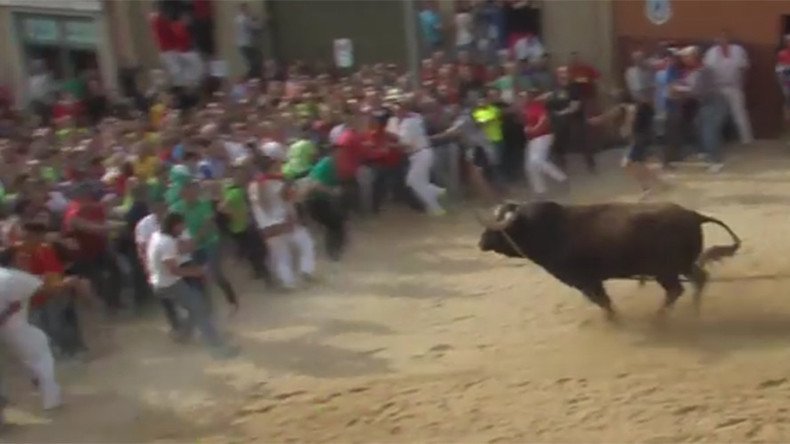 Raging bull gores three at Spanish ‘slaughter’ festival (PHOTOS, VIDEO)