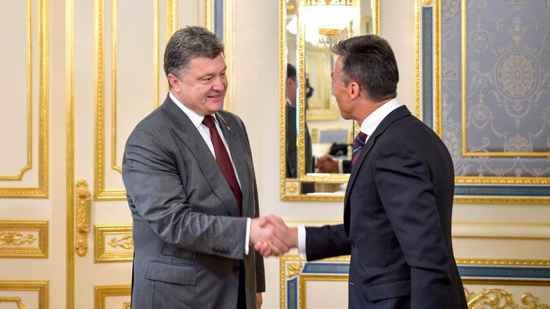 Poroshenko appoints former NATO chief Rasmussen ‘non-staff adviser’