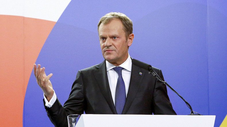 ‘Specter of break-up haunting Europe’: EU chief Tusk blasts ‘illusions’ of bloc’s unity