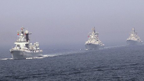 China sends advanced warships to contested S China Sea for drills