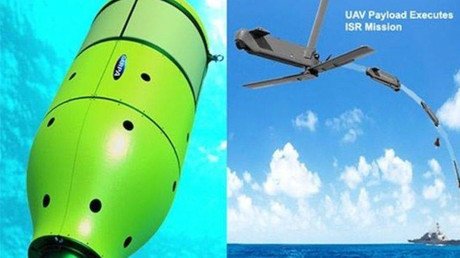 DARPA tests drone-launching pods that hide in ocean (VIDEO)